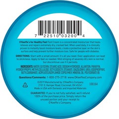 O’Keeffe’s for Healthy Feet Foot Cream; 3.2 Ounce (Pack of 3), Blue