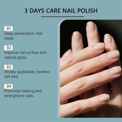 3 Days Nail Care- Strengthening&Hydration for Weak Brittle Nails Repair & Growth