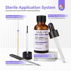 SAVILAND Toenail Fungus Treatment Extra Strength: 1 Fl Oz (Pack of 1), clear