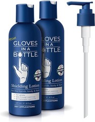 Gloves In A Bottle Shielding Lotion With Dispenser, 8 Oz (Pack 8 oz with Pump