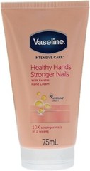 Vaseline Healthy Hands and Stronger Nails Hand Cream 75ml Pack of 3