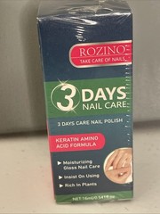 Rozino 3-Day Nail Care Kit Keratin Amino Acid Formula New And sealed 0.541 Oz