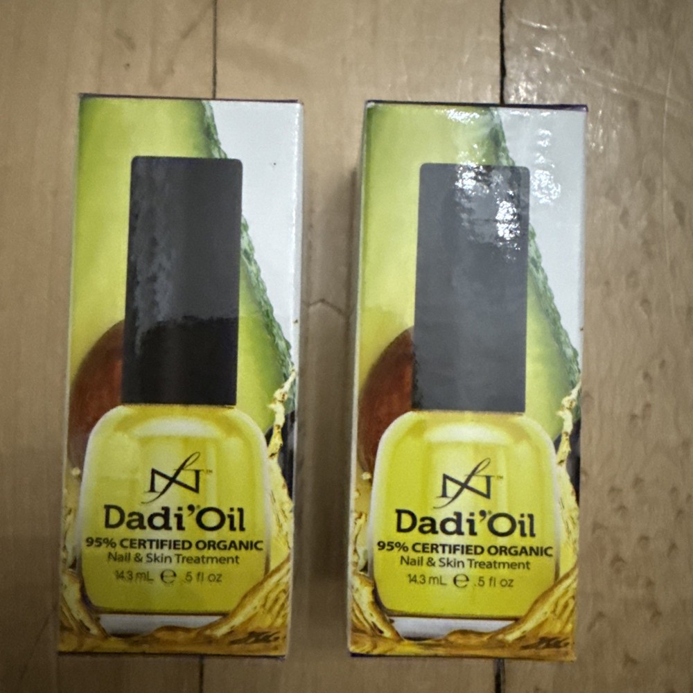 Dadi Oil Nail & Skin Treatment .5 fl oz 14.3 ml Dadi’Oil Lot Of 2 – NEW
