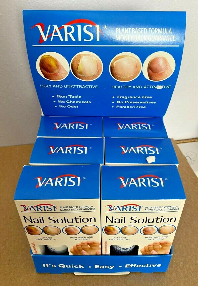 (Pack Of 6) Varisi Nail Solution For Nail Kill Fungus Treatment 0.5 oz