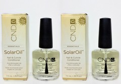 2 X CND Solar Oil 0.25 oz/7.3ml- Nail & Cuticle Conditioner – SALE SALE!!!!!