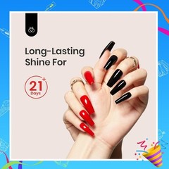 Beetles 2 Pcs 15ml No Wipe Gel Top Coat and Base Set – 0-Base