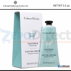 Crabtree & Evelyn Goatmilk Hand Therapy Cream Lotion 3.5 oz, 3-PACK