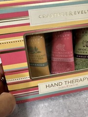 Crabtree Evelyn Hand Therapy Tarocco Orange, Rosewater Peppercorn, Avocado Basil