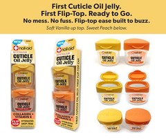 Nail-Aid Cuticle Oil Jelly, Press-On Friendly 0.64 Ounce (Pack of 1), Clear