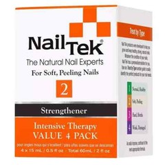 Nail Tek Intensive Therapy 2 Strengthener Pro – Pack of 4 bottles 0.5 oz # 55808