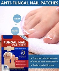 Fungal Nail Patches Ingrown Toe Nail Remover 21 Pcs Overnight Nail Repair
