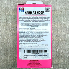 Onyx Professional Hard as Hoof Nail Strengthening Cream 1 oz Original Boxed New