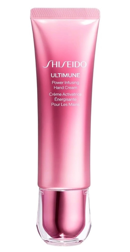 SHISEIDO Ultimune Power Rising Hand Cream 50g Green Floral Fragrance