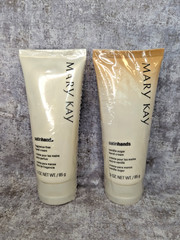 MARY KAY Satin Hands VANILLA SUGAR & Fragrance Free Hand Cream 3 Oz. ea. NEW