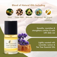 Bee Naturals Nail and Cuticle Oil 0.5 oz. (Nail and Cuticle Oil(Duo))