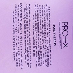 Pro FX Hand Therapy Lotion Scented Cuticle Oil Formula Fresca Lavender 256 LOT 2
