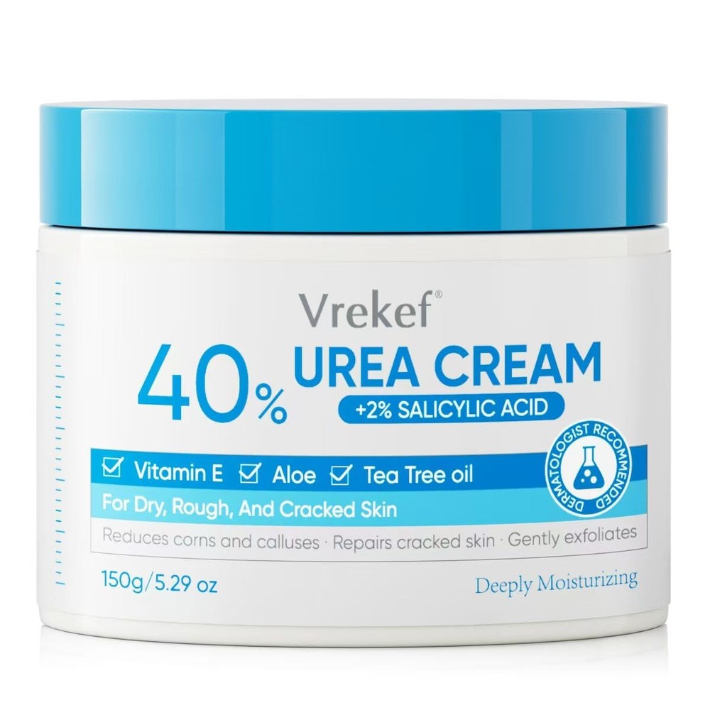 Urea Cream 40% Plus Salicylic Acid 2%, 40% for Feet Maximum Strength
