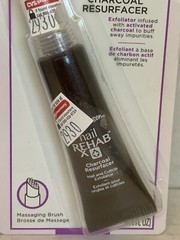 Sally Hansen Nail Rehab, Charcoal Resurfacer, Finger, Exfoliator – 2 Packs