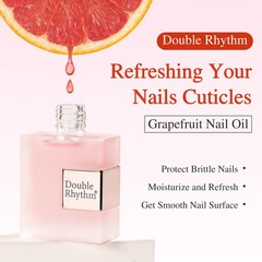 Double Rhythm Natural Cuticle Oil Revitalizing 0.5 Fl Oz (Pack of 1), Pink