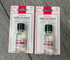 2pk Sally Hansen Hard as Nails Hardener Strength Treatment, Clear 0.45 oz each