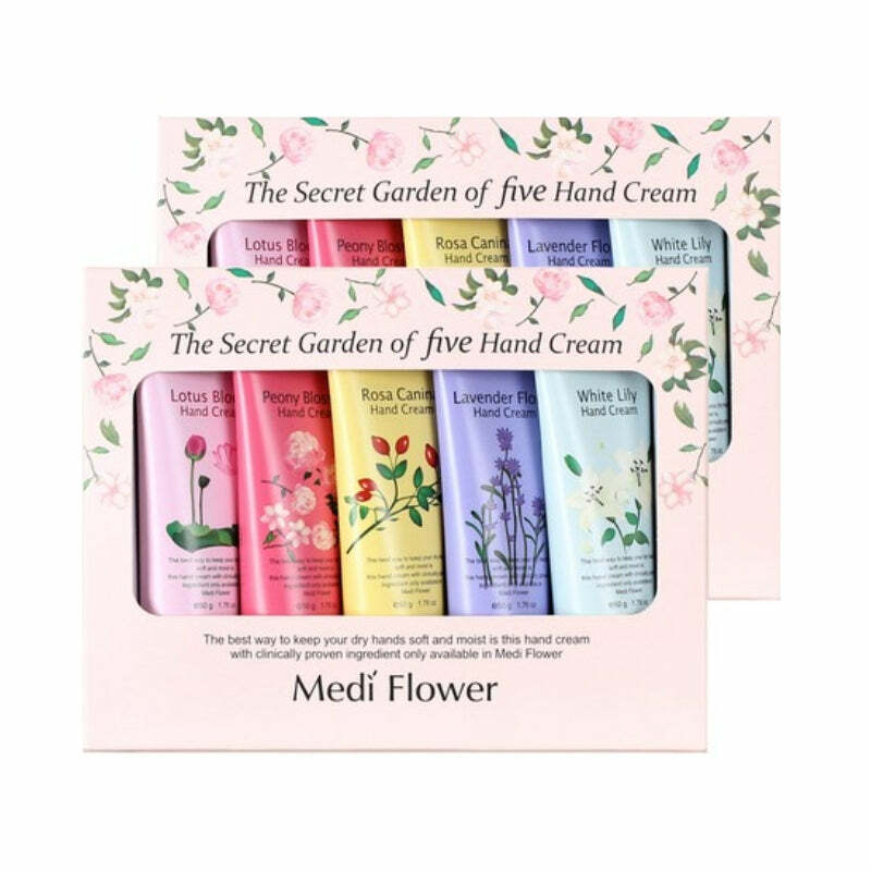 Medi Flower The Secret Garden Hand Cream 50g 5 Pieces 2 Sets – FREE SHIPPING
