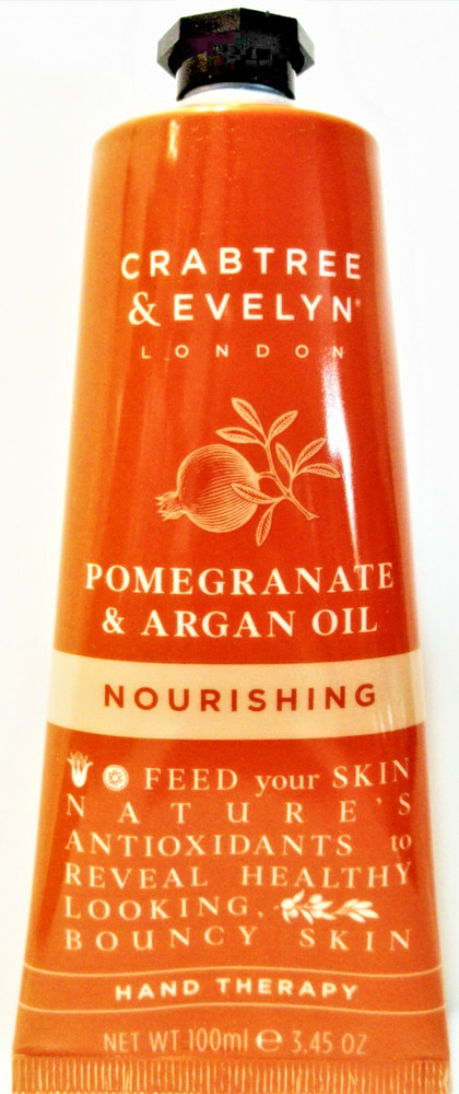Crabtree & Evelyn POMEGRANATE ARGAN OIL Nourishing Hand Therapy 3.45 oz., NEW