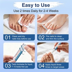 Toenail Fungus Treatment Extra Strength, Fungi 0.03 Fl Oz (Pack of 6), 6pcs