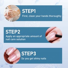 3Pcs 3-DAY Nail Care Treatment Polish Keratin & Amino Acid Moisturizing Nail Oil
