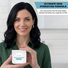 42% Urea Cream PLUS With 2% Salicylic Acid | High 4 Ounce (Pack of 1), BLUE