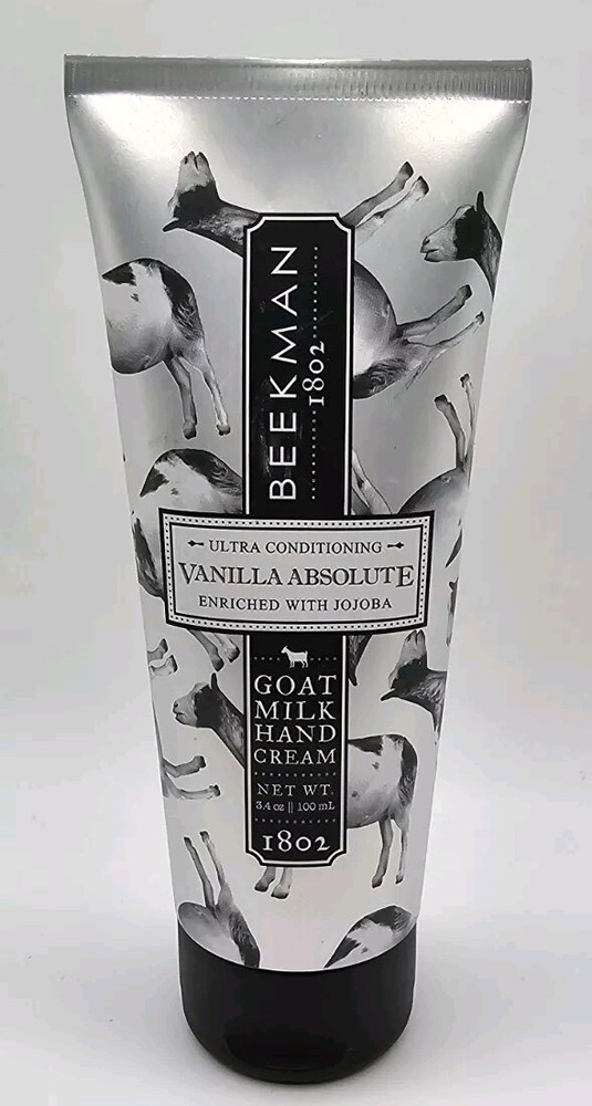 BEEKMAN 1802 ~ VANILLA ABSOLUTE GOAT MILK HAND CREAM ~ 3.4 OZ