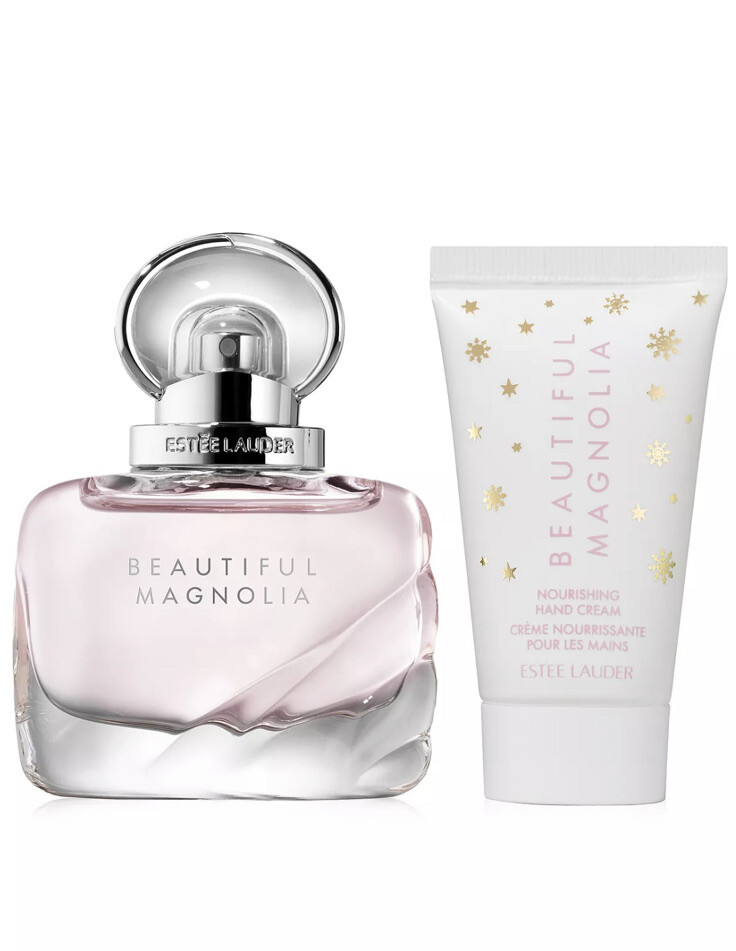 Set Estee Lauder Beautiful Magnolia Eau De PARFUM 1.0oz & Hand Cream 1.0oz
