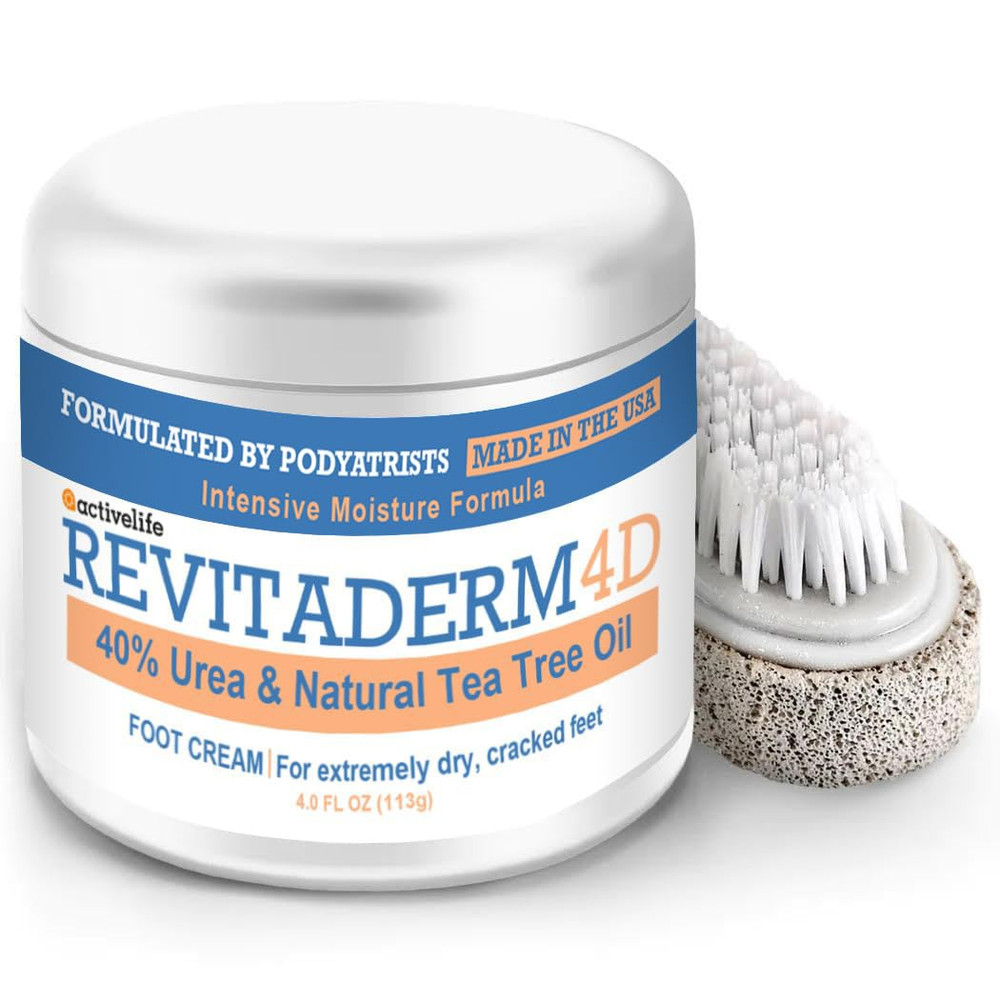 Revitaderm 4D Urea Cream 40 Percent for Feet Maximum 4 Ounce (Pack of 1)
