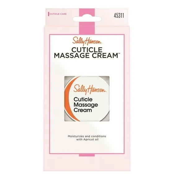 Sally Hansen Cuticle Massage Cream Alcohol Free Reparative Moisturizing Rich Nib
