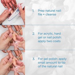 Young Nails Protein Bond – Non-Acidic Nail 0.25 Fl Oz (Pack of 1), White