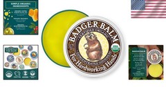 Organic Healing Balm for Dry Cracked Hands – 2 oz Tin with Wintergreen Scent