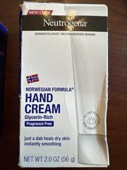 Neutrogena Hand Cream Norwegian Formula Fragrance Free 2oz ( 2 pack )