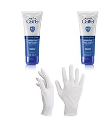 8 Pack Avon CARE Silicone Gloves Lasting Protection Hand Cream 75ml/2.54 fl Oz