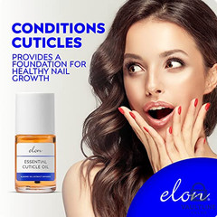 Elon Almond Cuticle Oil 0.5 oz Moisturizing Nail Treatment