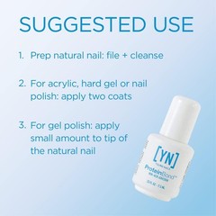 Young Nails Protein Bond – Non-Acidic Nail 0.25 Fl Oz (Pack of 1), White