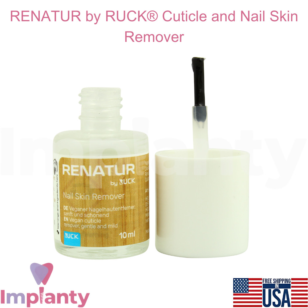 RENATUR by RUCK® Vegan Cuticle Remover 10ml Gentle Nail Skin Softener Grooming