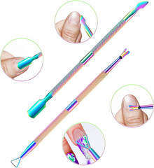 Cuticle Trimmer Cuticle Remover with Cuticle Pusher, Professional Stainless Ste