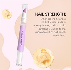 3-In-1Cuticle Oil Pusher Pen, Ceramic Cuticle Oil Cuticle Pusher Nail Oil Pen