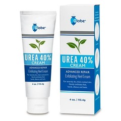 Globe Urea Cream 40% – (4 oz) Intensive Hydration for Dry and Cracked Heels,…