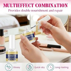 Keratin Amino Acid Nail Care Oil,Moisturizing Cuticle Oil for Dry Brittle Nails