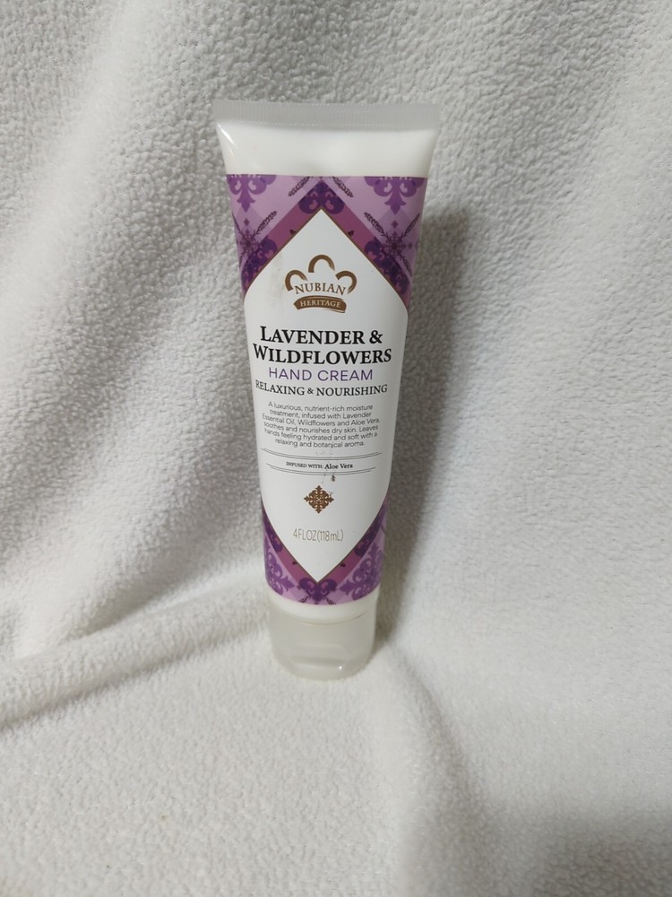 Nubian Heritage Lavender & Wildflowers Hand Cream 4 oz Cream