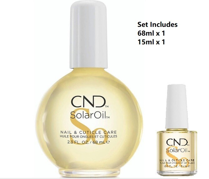 2 pcs set CND SolarOil Nail & Cuticle Care – 2.3oz – 0.5oz