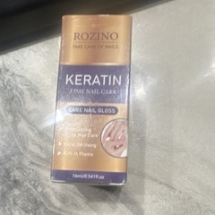 ROZINO Keratin 7 Day Nail Care Liquid Nail Strengthener Gloss 16ml/0.54oz