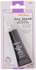 Sally Hansen Nail Rehab, Charcoal Resurfacer, Finger, Exfoliator – 2 Packs