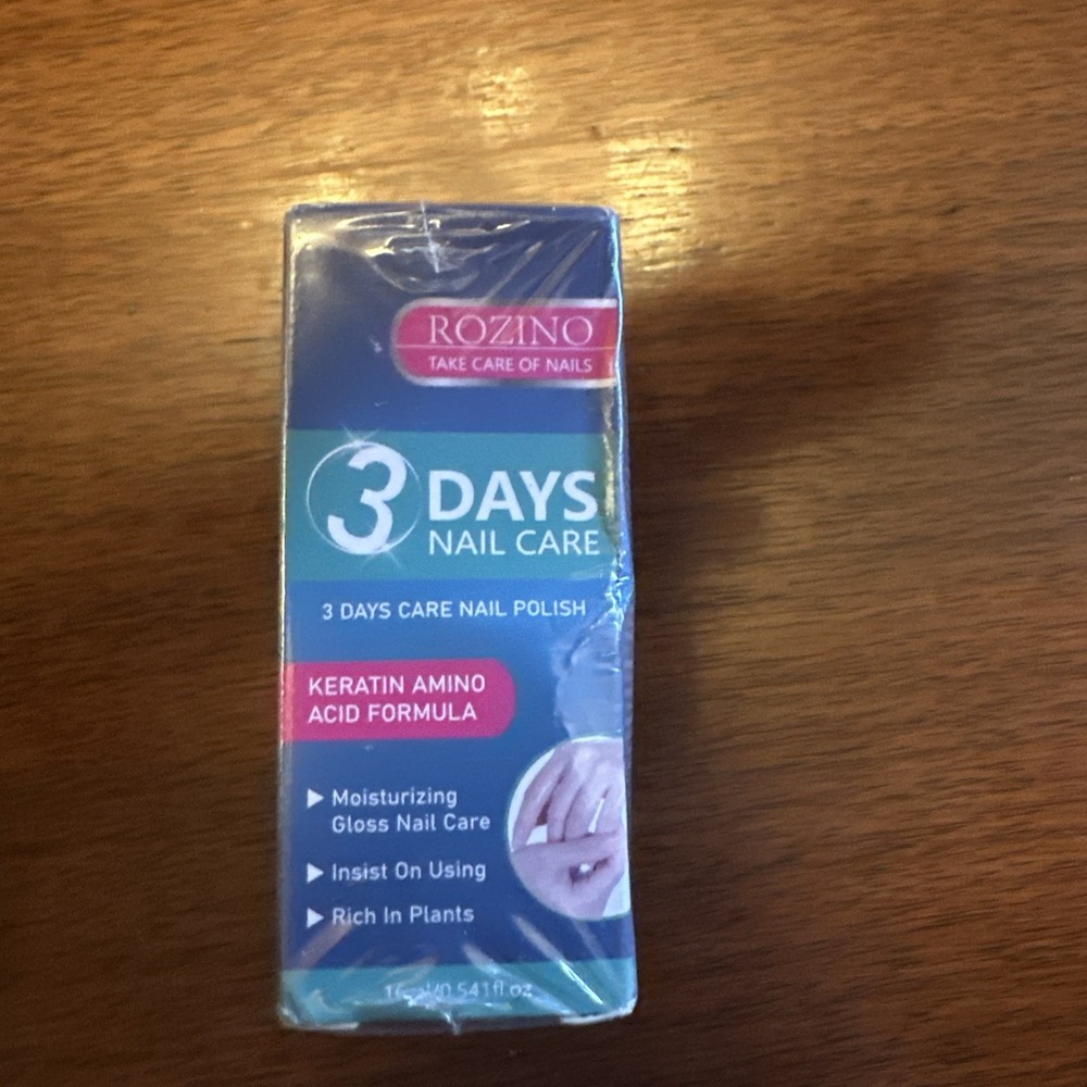 Rozino Nail Strengthener Keratin Amino Acid Formula 3 Days Nail Care 16ml