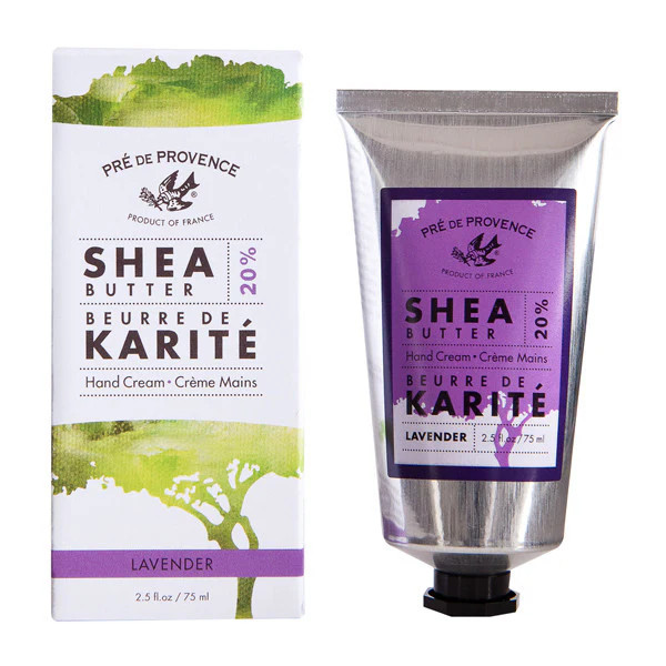 PRE de Provence Soothing FRENCH LAVENDER Hand Cream 20% Shea Butter NEW Box